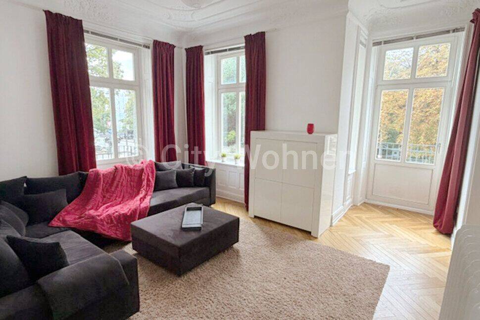 Großzügige, 3,5 Zimmer möblierte Wohnung in bester Lage in Hamburg-Uhlenhorst, 22085 Hamburg (Hamburg-Nord Barmbek-Süd Uhlenhorst)