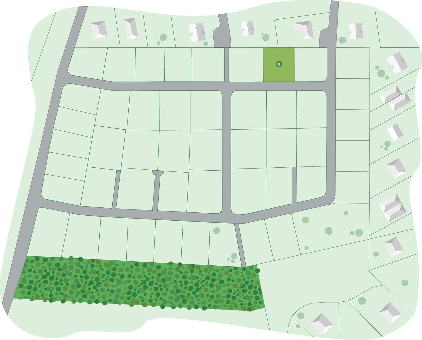 Neubau-Grundstück Nr. 8 in Lage, 32791 Lage