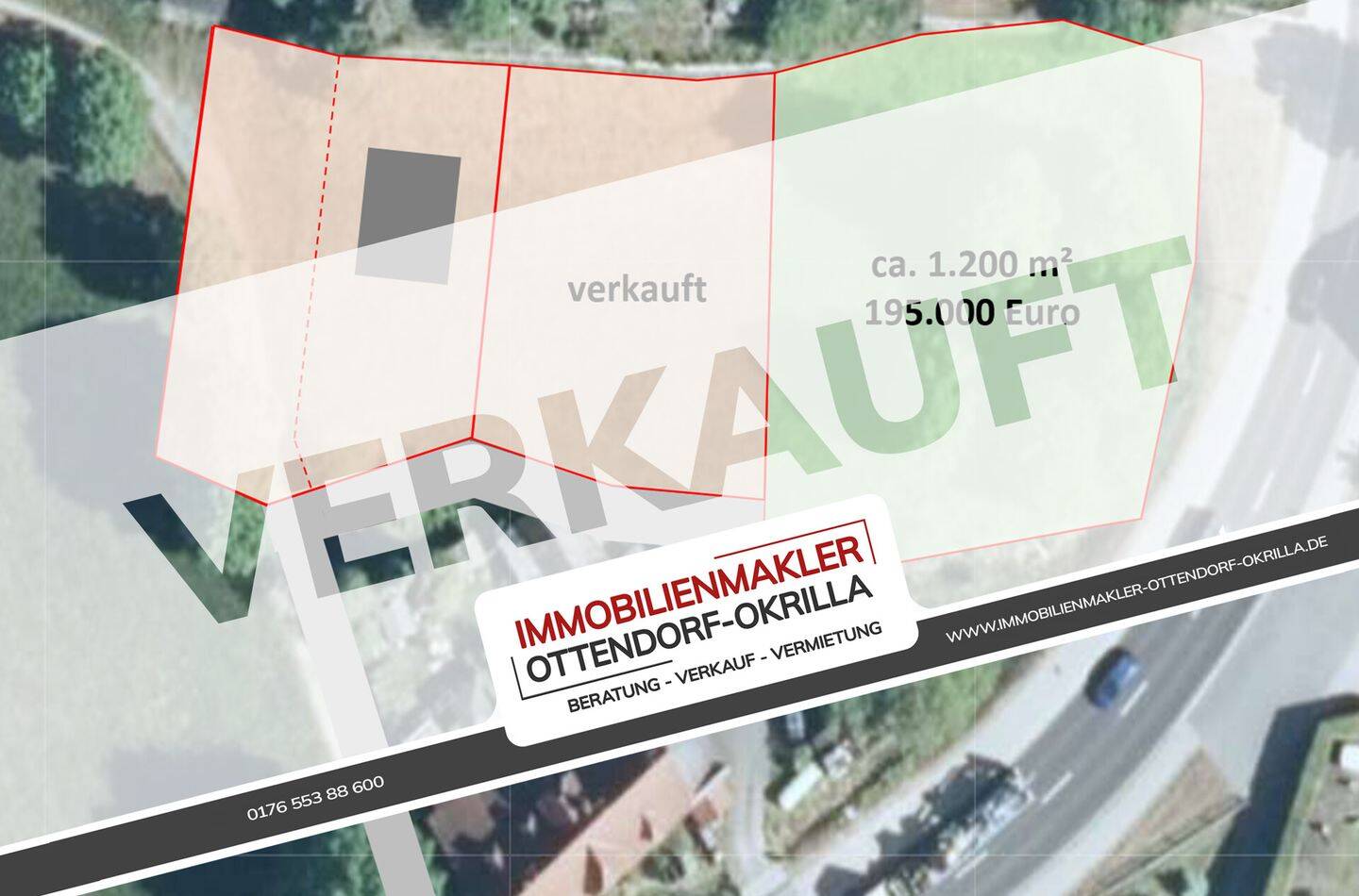 VERKAUFT – ca. 1.200 m² großes Grundstück in zentraler Lage von Ottendorf-Okrilla – bauträgerfrei, 1458 Ottendorf-Okrilla