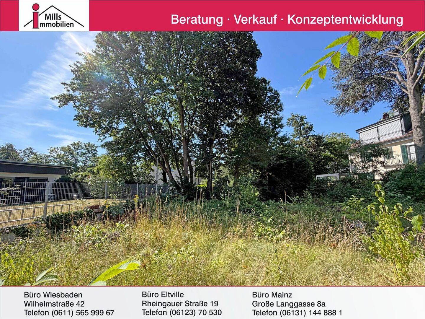 Interessantes Baugrundstück (Abrissgrundstück) Wiesbaden – Konrad-Adenauer-Ring 71, 65187 Wiesbaden (Biebrich Wiesbaden)