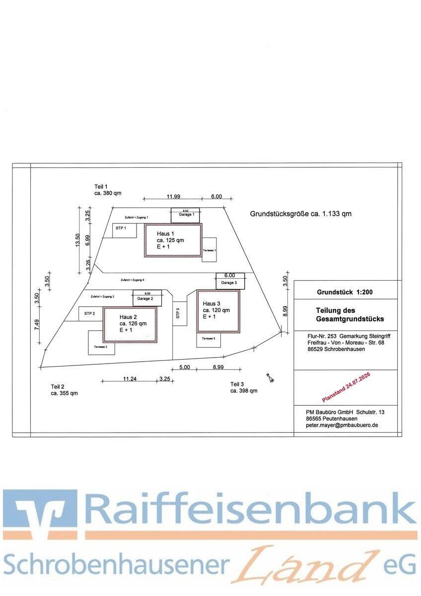Mehrere Baugrundstücke, versch. Größen in Steingriff, kein Bauzwang, 86529 Schrobenhausen