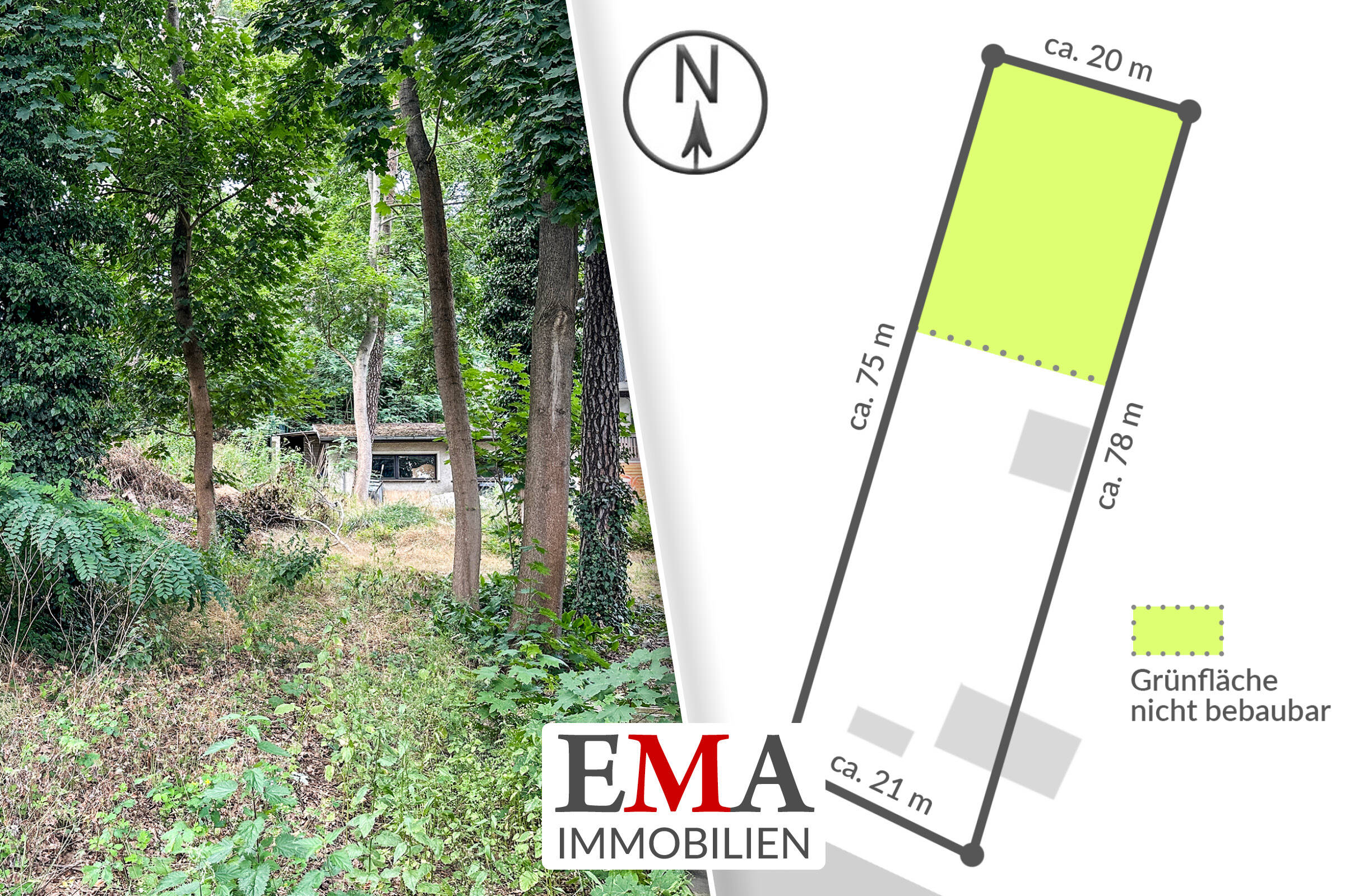 Ihr Traumhaus beginnt hier: Großes Baugrundstück mit leichter Hanglage!, 16548 Glienicke/Nordbahn