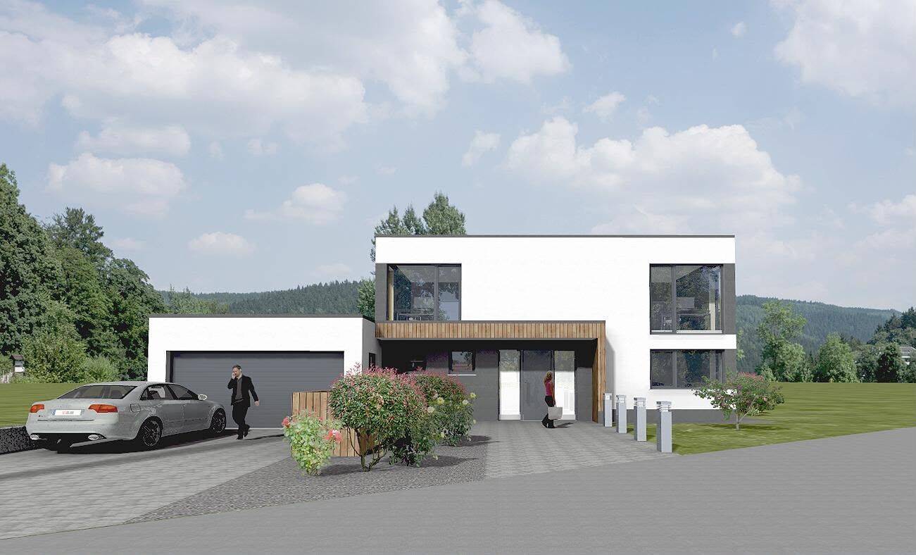 Baugrundstück in Trier Kernscheid mit genehmigter Architektenvilla, 54296 Trier