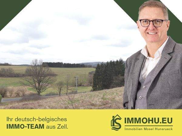 Voll erschlossenes Baugrundstück in ruhiger Sackgasse mit südöstlicher Hanglage in Hennweiler, 55619 Hennweiler