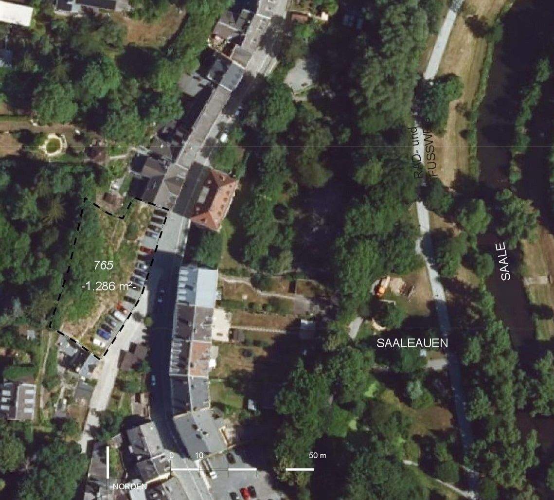 Baugrundstück 1.286 m² – Hof / Saaleauen – B-Plan vorhanden – Sanierungsgebiet Saaleauen, 95028 Hof (Haidt Innenstadt Jägersruh Leimitz)