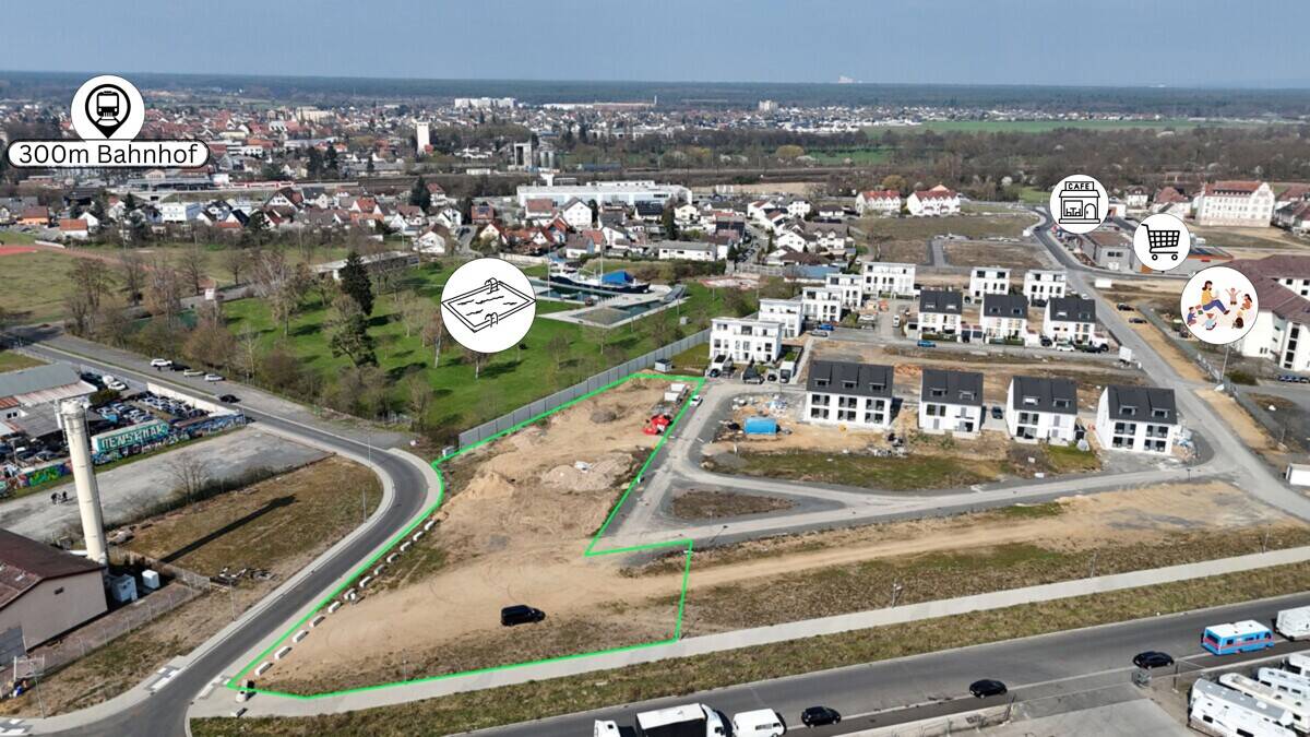 DIETZ: Doppelhausgrundstück mit Baugenehmigung – Sofort bebaubar – im Neubaugebiet Kaisergärten!, 64832 Babenhausen