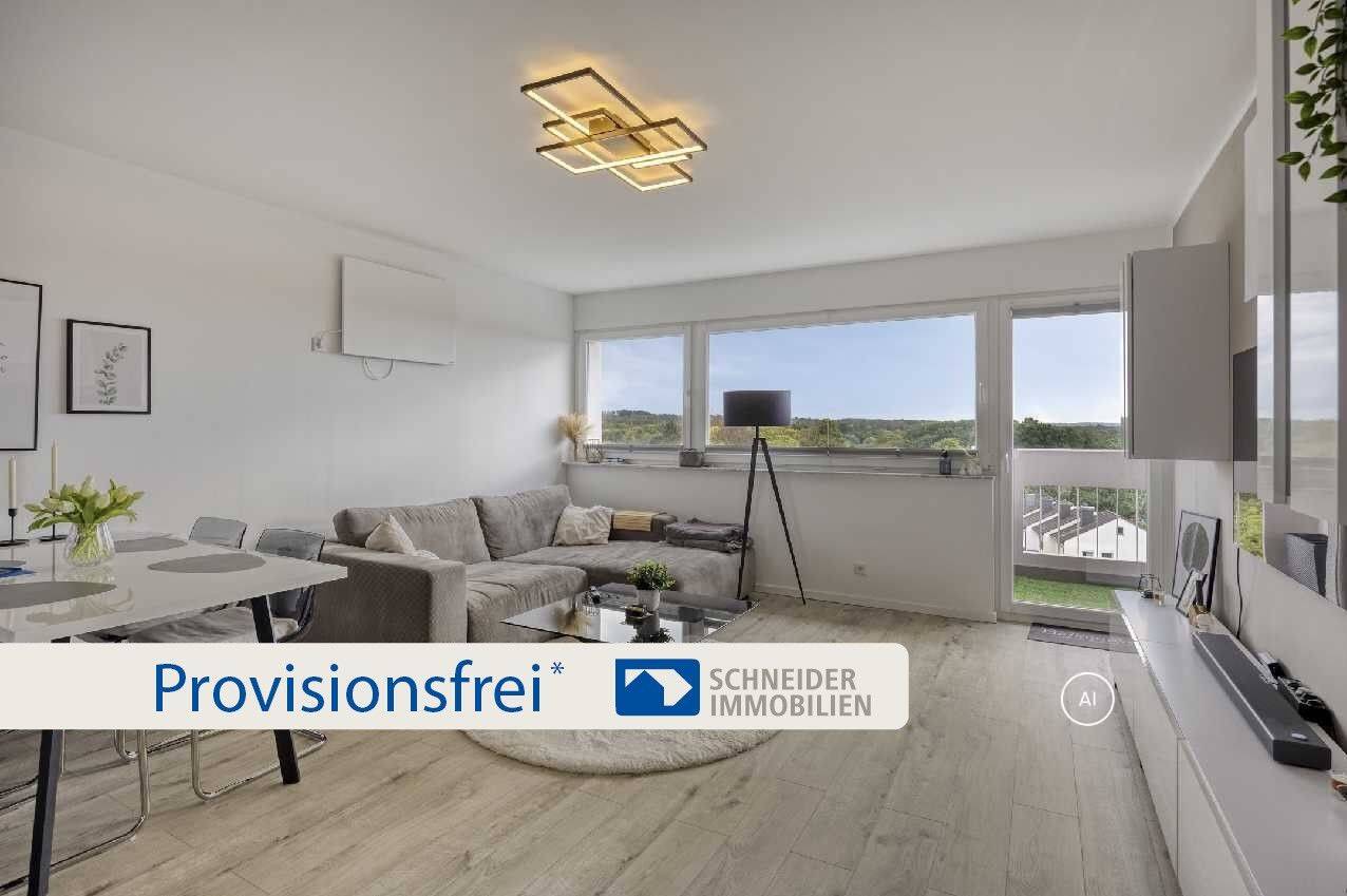 Helle, stilvolle  und  vollständig renovierte 3-Zimmer-Wohnung mit tollem Weitblick in Lintorf, 40885 Ratingen