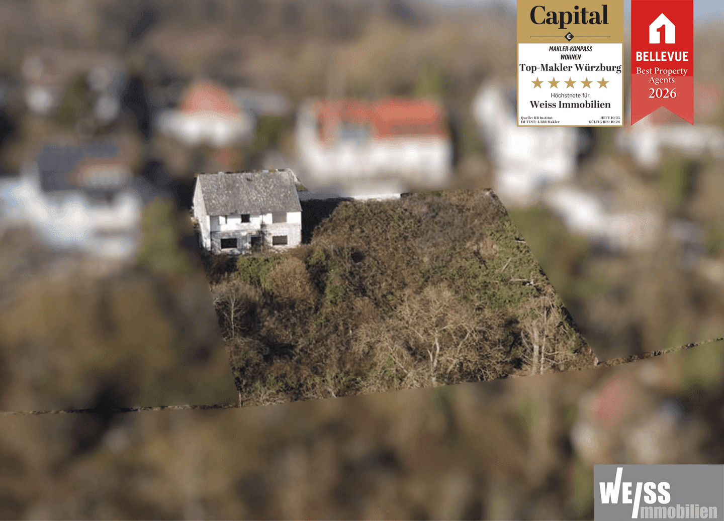 Einzigartige Gelegenheit: 500 qm großes Grundstück mit Festungsblick in Höchberg, 97204 Höchberg