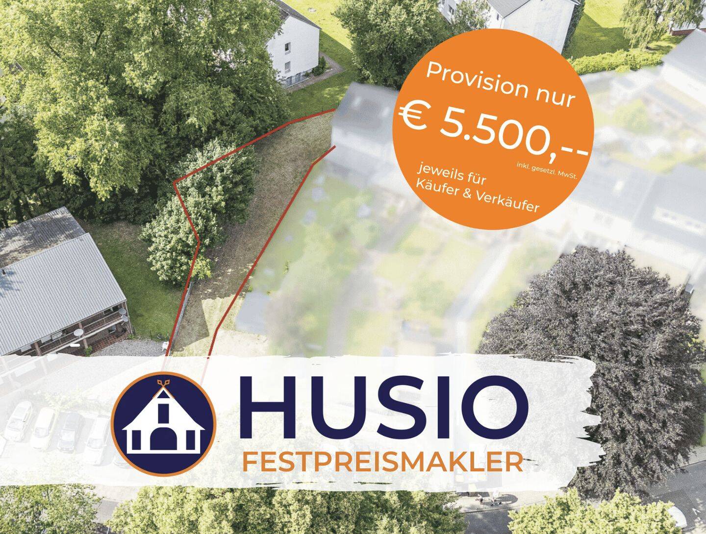 Schönes Baugrundstück nahe der Elbe für ein modernes Endreihenhaus, 22880 Wedel