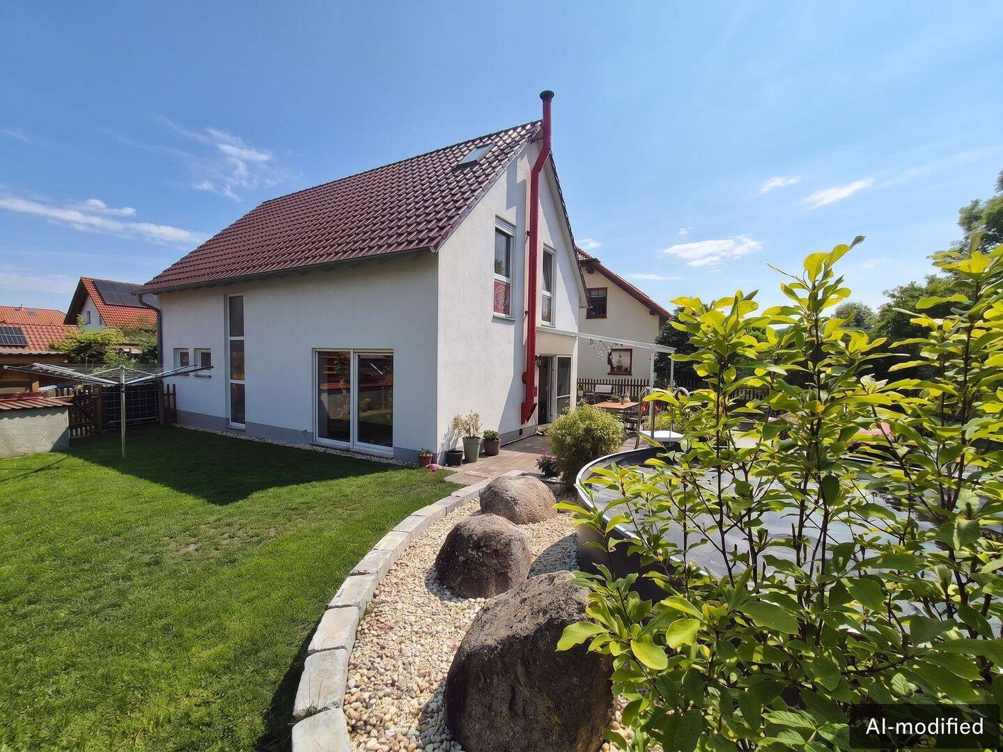 Modernes Einfamilienhaus mit Pool und großzügigem Grundstück in Niedernissa, 99099 Erfurt