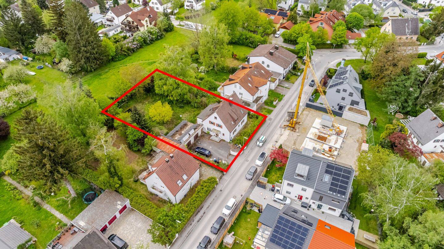 MUTZHAS – Grundstück für EFH oder DHH, 81249 München (Allach-Untermenzing Aubing-Lochhausen-Langwied Pasing-Obermenzing)
