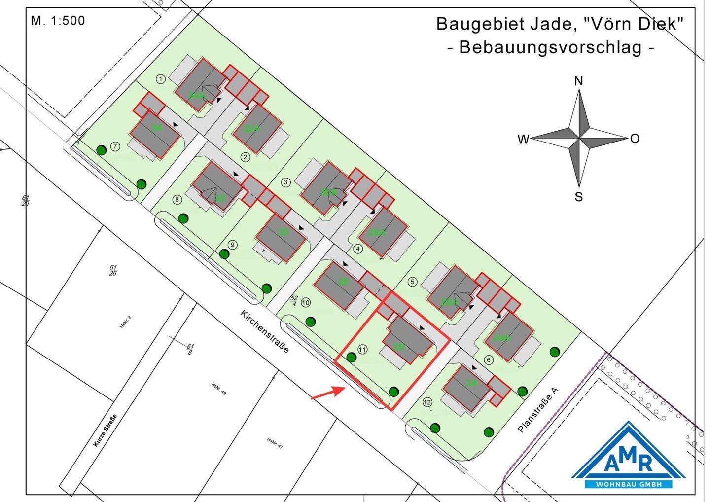 Baugebiet Jade! „Vörn Diek“! Nur wenige Gehminuten vom Jadebusen entfernt., 26349 Jade