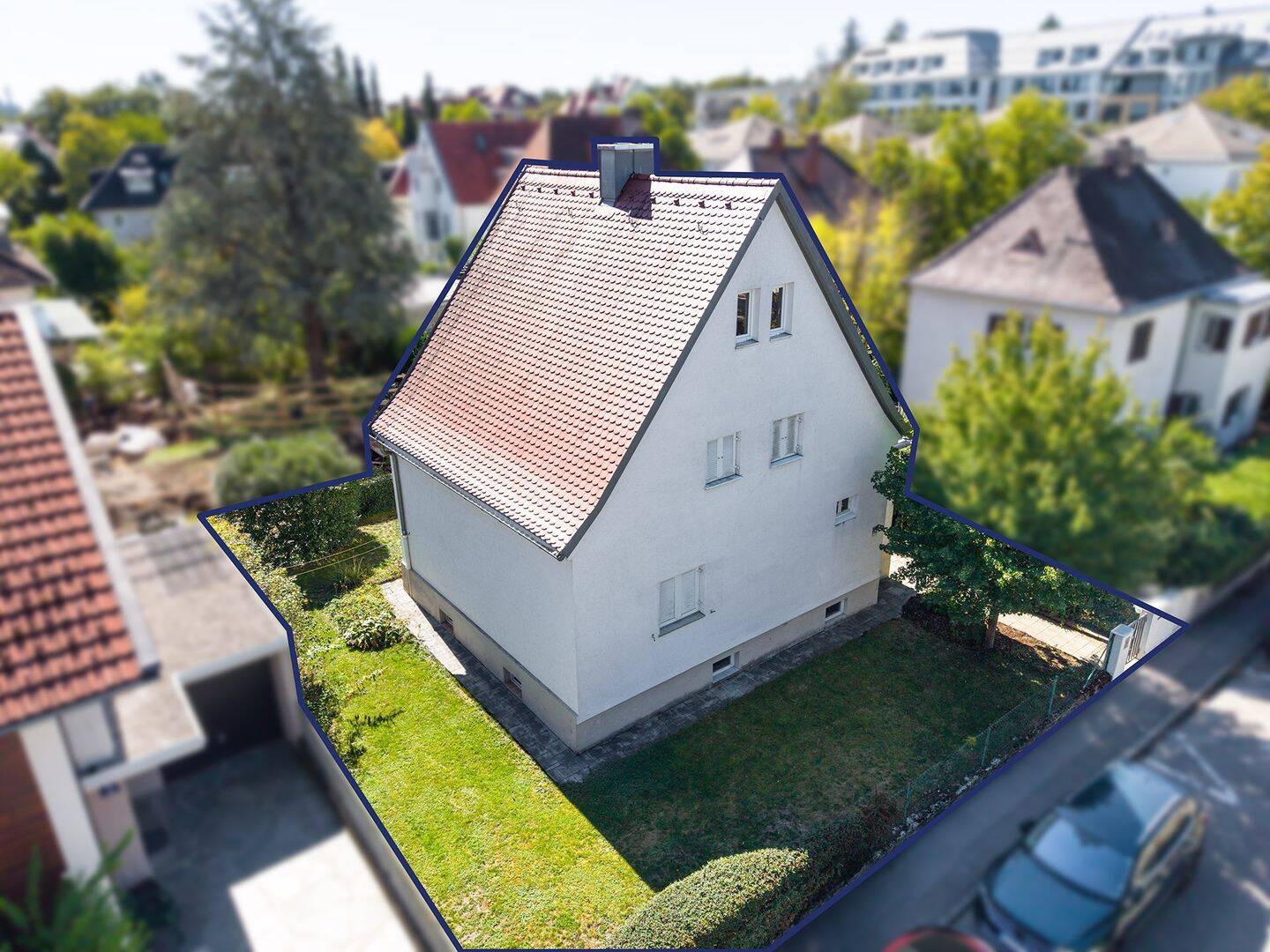 Nähe Waldfriedhof! Kompaktes Grundstück mit Altbestand und gutem Baurecht, 81377 München (Hadern Sendling-Westpark)