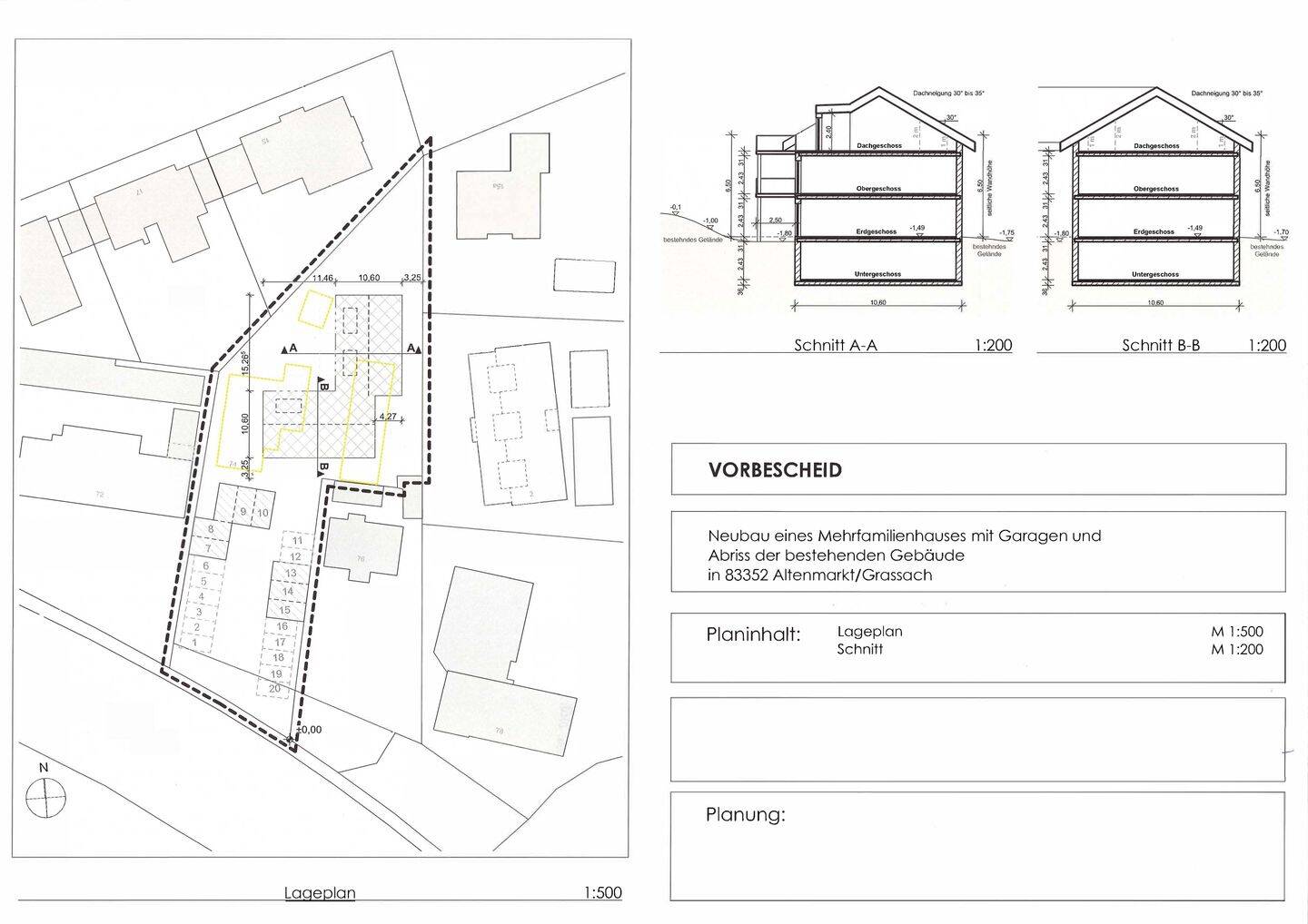 Großzügiges Baugrundstück mit genehmigtem Vorbescheid in Altenmarkt an der Alz, 83352 Altenmarkt a.d. Alz