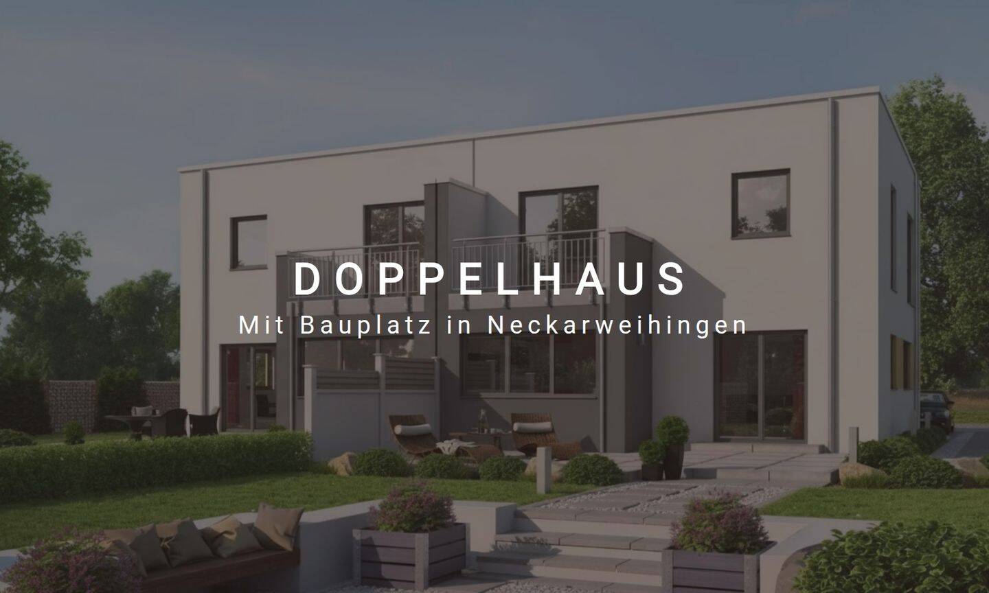 Grundstück für Ihr besonderes Doppelhaus in Ludwigsburg — Neckarweihingen., 71642 Ludwigsburg