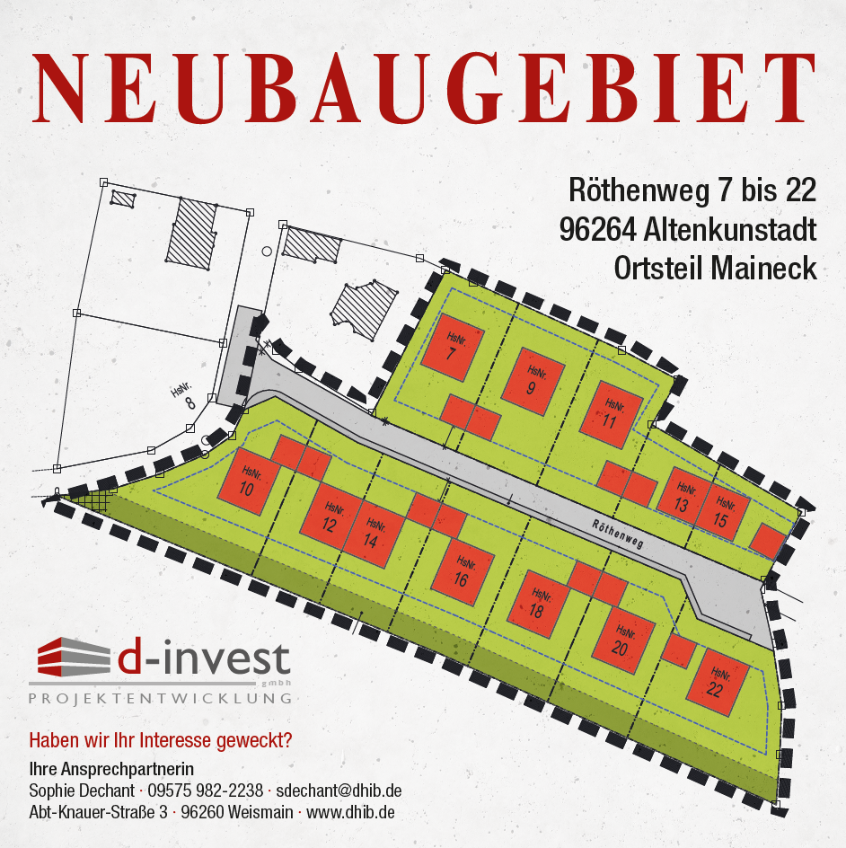 Neubaugebiet in Altenkunstadt / Maineck, 96264 Altenkunstadt
