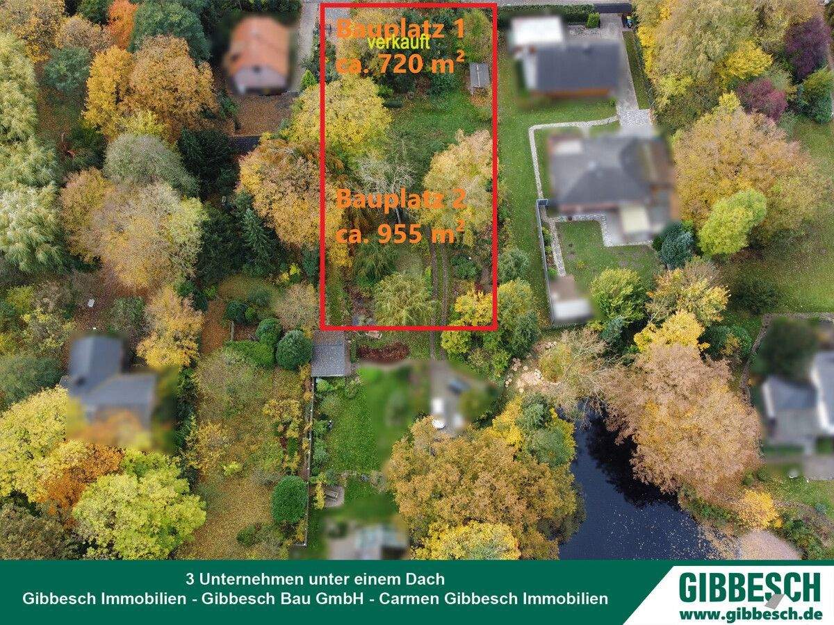 Raum für Kinderträume und Gartenglück! 954 m ² Baugrundstück für Ihr EFH mit parkähnlichem Flair, 22926 Ahrensburg