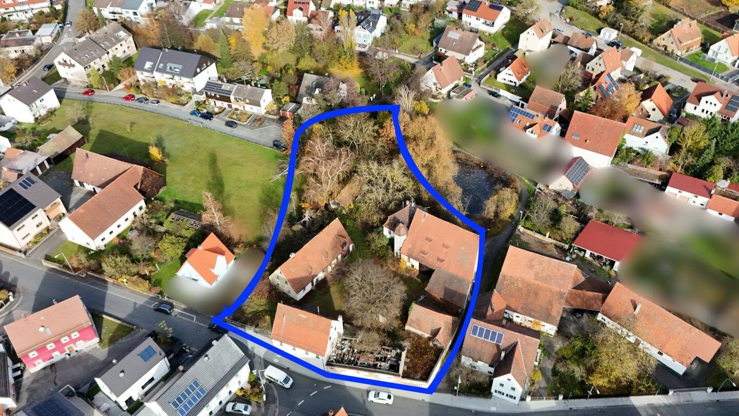 Bauträgerchance in Lauf: 3.600 qm, 3 Flurstücke, §34 BauGB, teilerschlossen, 91207 Lauf a.d. Pegnitz (Lauf)