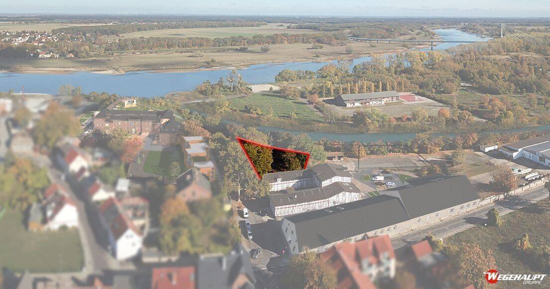 PROVISIONSFREI! 1.390m² Baugrundstück an der Elbe |2-3 geschossig bebaubar| Schönebeck bei Magdeburg, 39218 Schönebeck (Elbe)