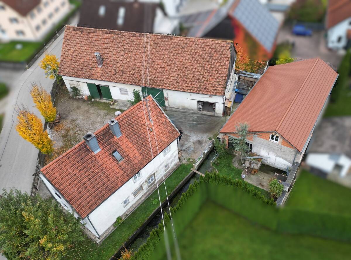 Baugrundstück mit bestehender Bebauung – vielseitig nutzbar für Neubau oder Gewerbe, 86937 Scheuring