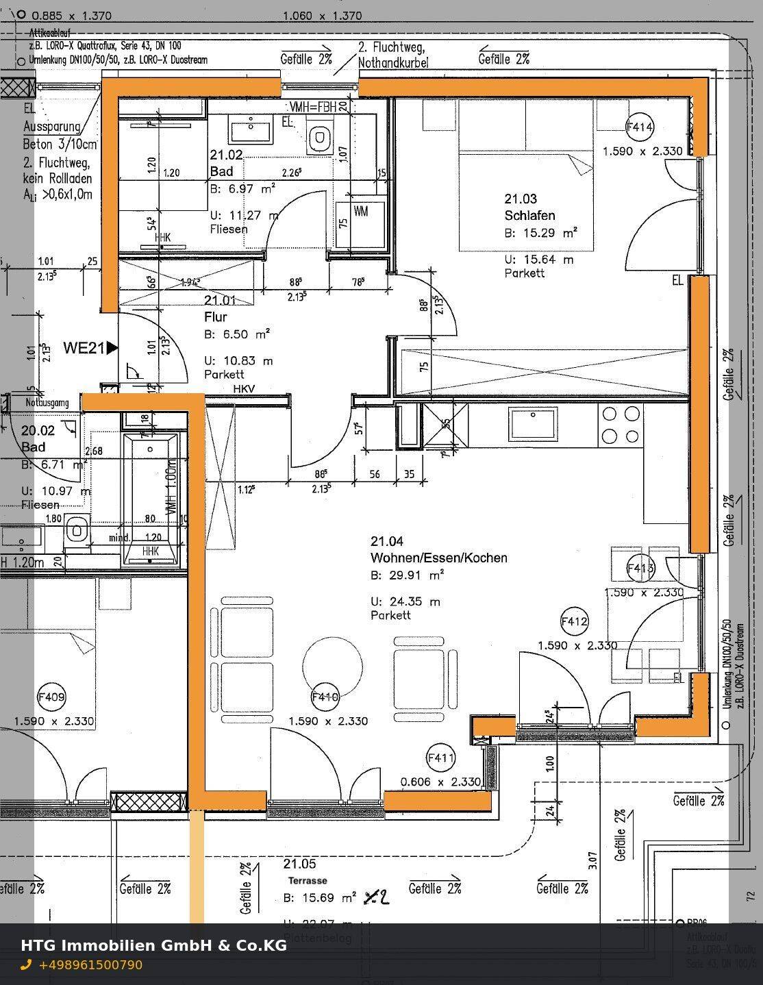 Attraktive 2-Zimmerwohnung, 82008 Unterhaching