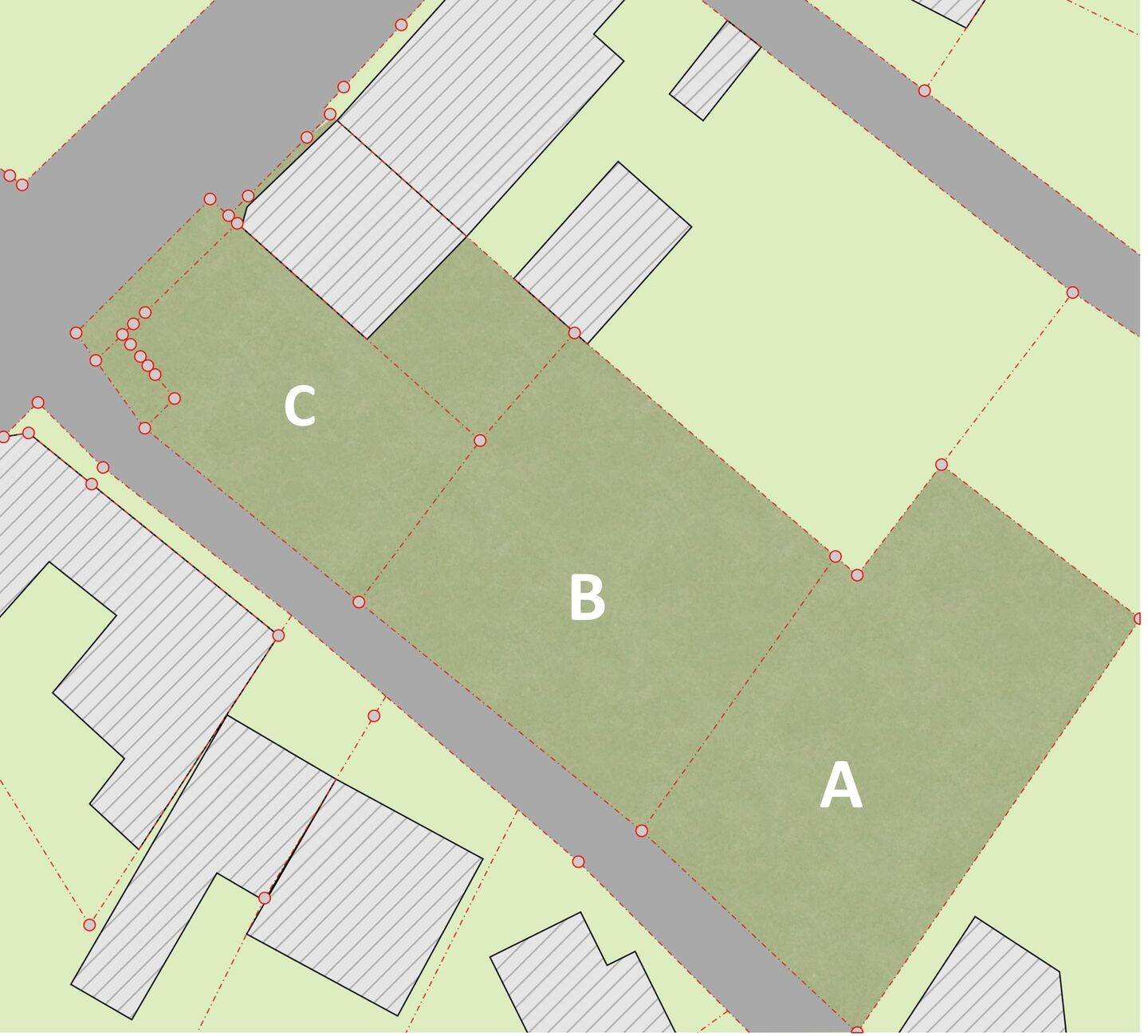 Attraktives Baugrundstück  „C“ (ca. 390 m²) in guter Lage von Landsweiler-Reden, 66578 Schiffweiler