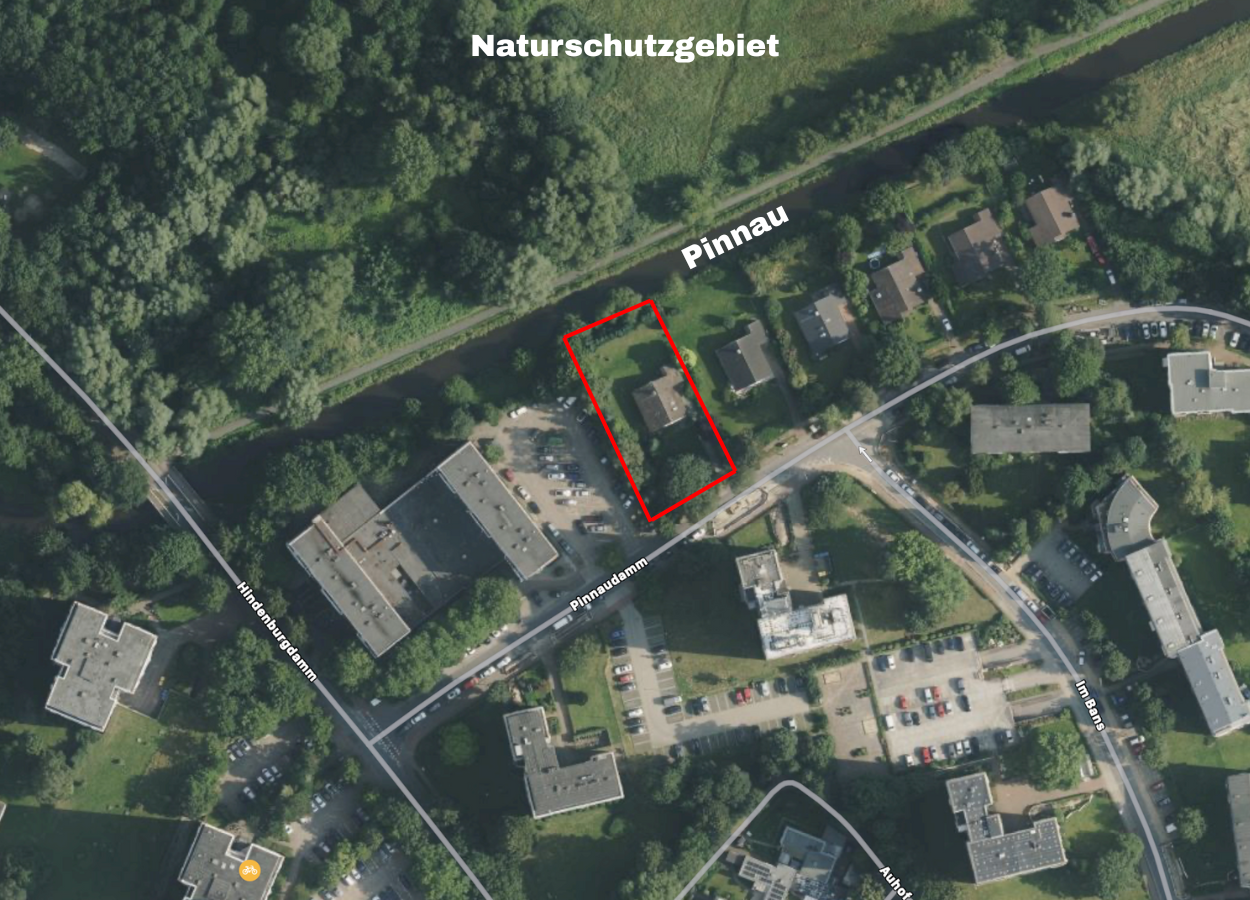 Seltene Gelegenheit: Großes Baugrundstück in zentraler und ruhiger Lage direkt am Fluss, 25421 Pinneberg