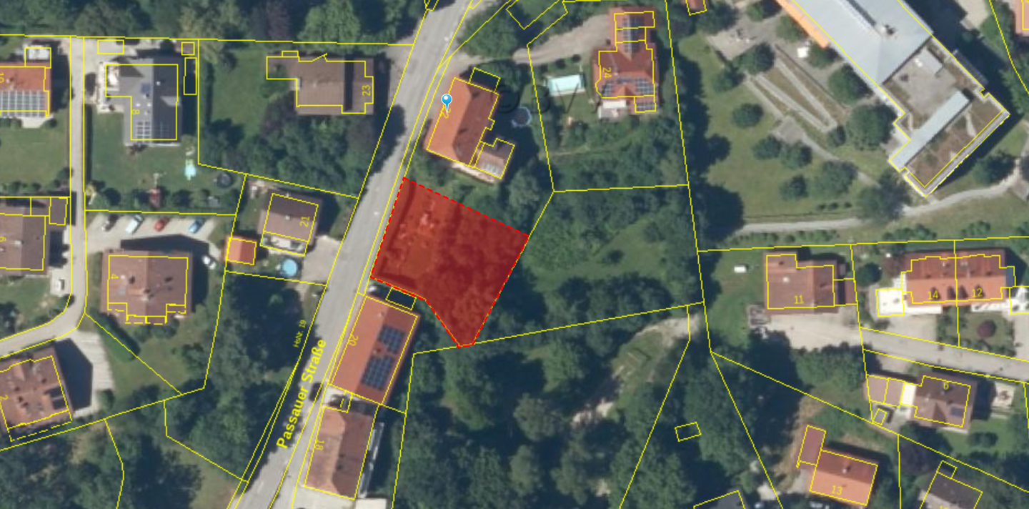 Baugrundstück im Innenstadtbereich der Golf- und Kurstadt, Zentral mit Blick ins Grüne, 94086 Bad Griesbach i. Rottal