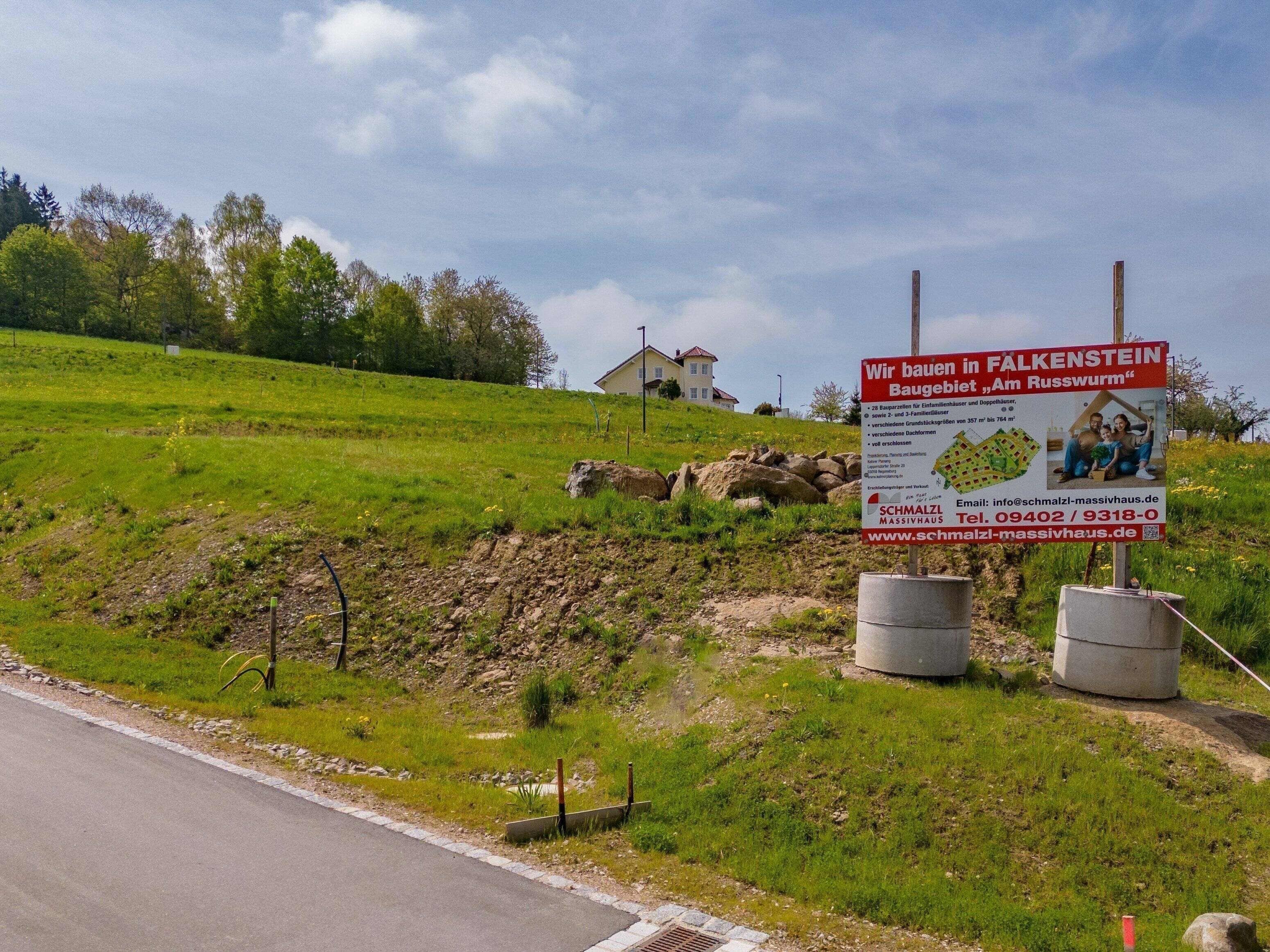 Grundstück in Falkenstein im BG Am Rußwurm II, Parzelle  A2 für DHH, 93167 Falkenstein