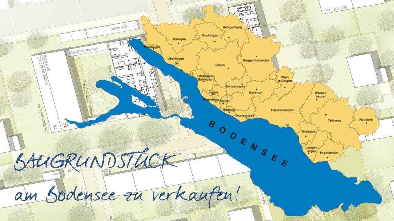 Baugrundstück am Bodensee Nähe Meersburg zu verkaufen, 88690 Uhldingen-Mühlhofen