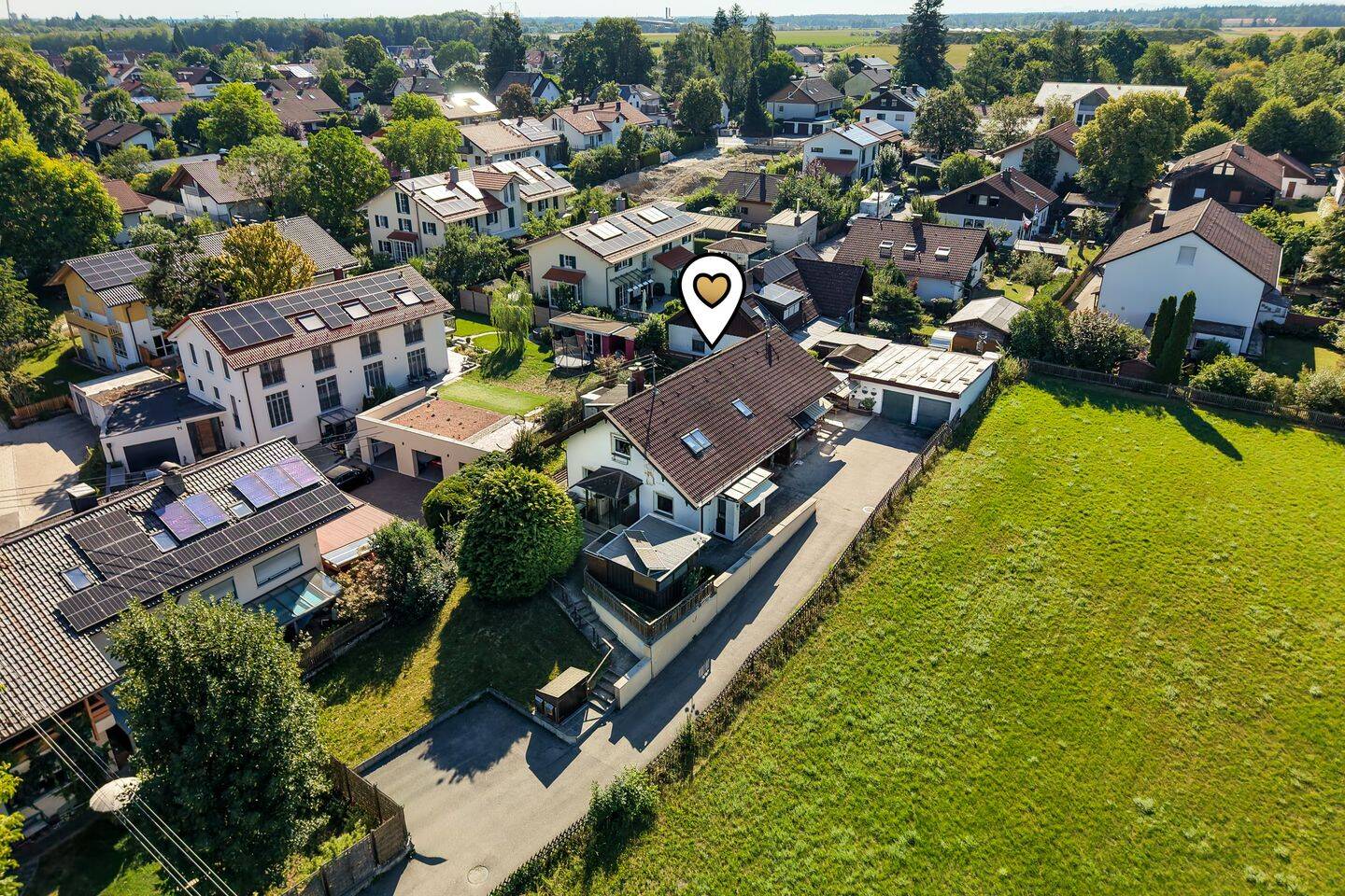 Großes Wohnbaugrundstück in Oberhaching I 1.058m² in sonniger, gewachsener Wohnlage, 82041 Oberhaching