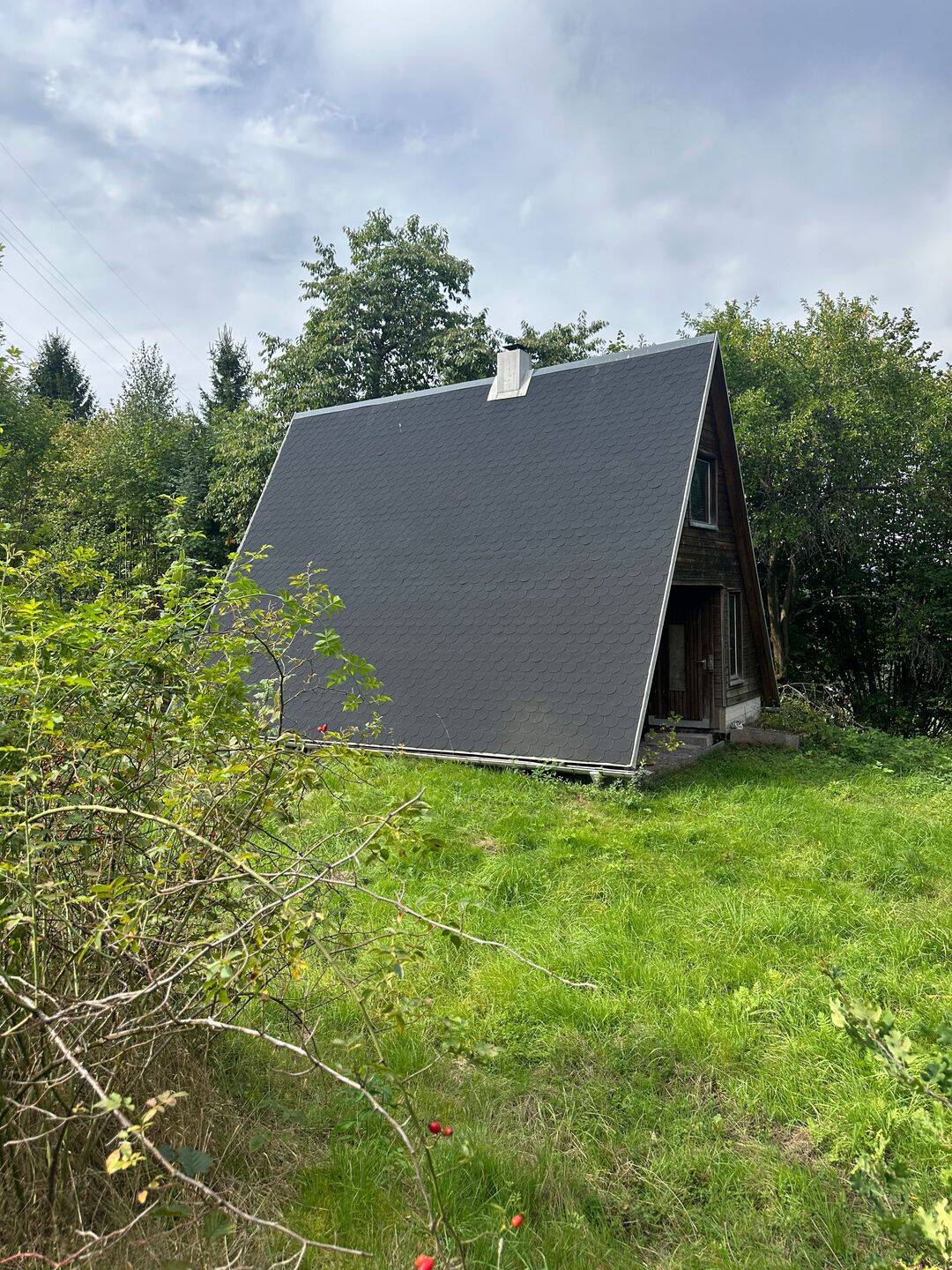 ***provisionsfrei*** Charmante Finnhütte auf 967 m² Freizeitgrundstück in Suhl – genehmigter Bestand, 98529 Suhl (Mäbendorf Suhl Albrechts Dietzhausen Wichtshausen)