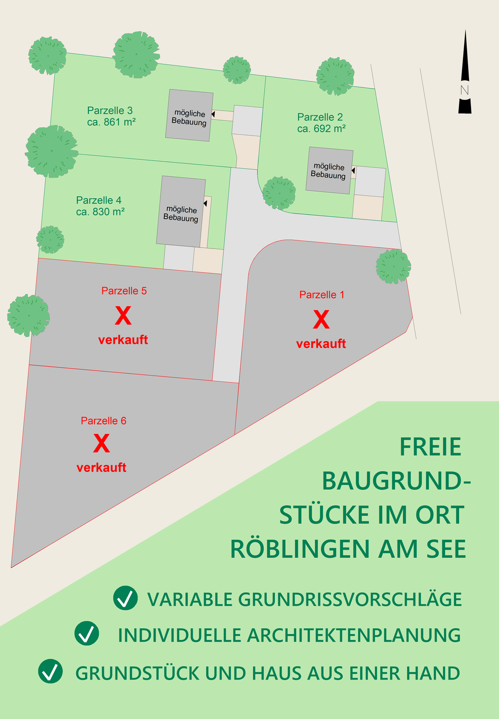 Grundstück in Röblingen am See, 6317 Seegebiet Mansfelder Land