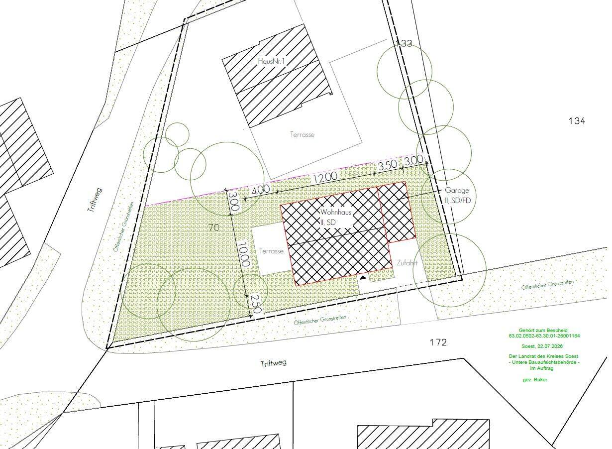 Möhnesee Wamel: 600m² Baugrundstück mit positiver Bauvoranfrage, 59519 Möhnesee