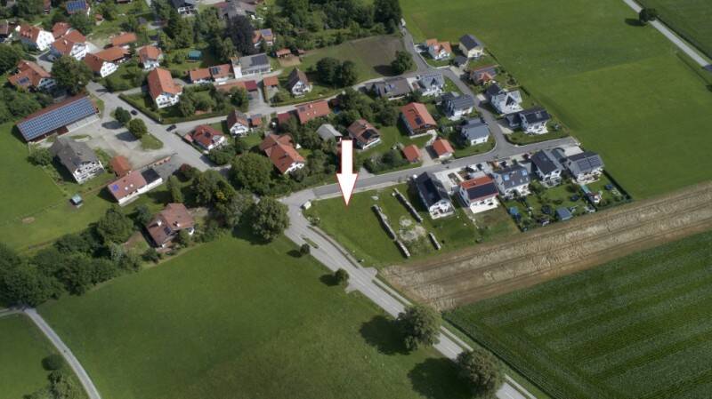 — RESERVIERT — TRAUMHAFTES BAUGRUNDSTÜCK für Einfamilienhaus oder Doppelhaus, 86946 Vilgertshofen