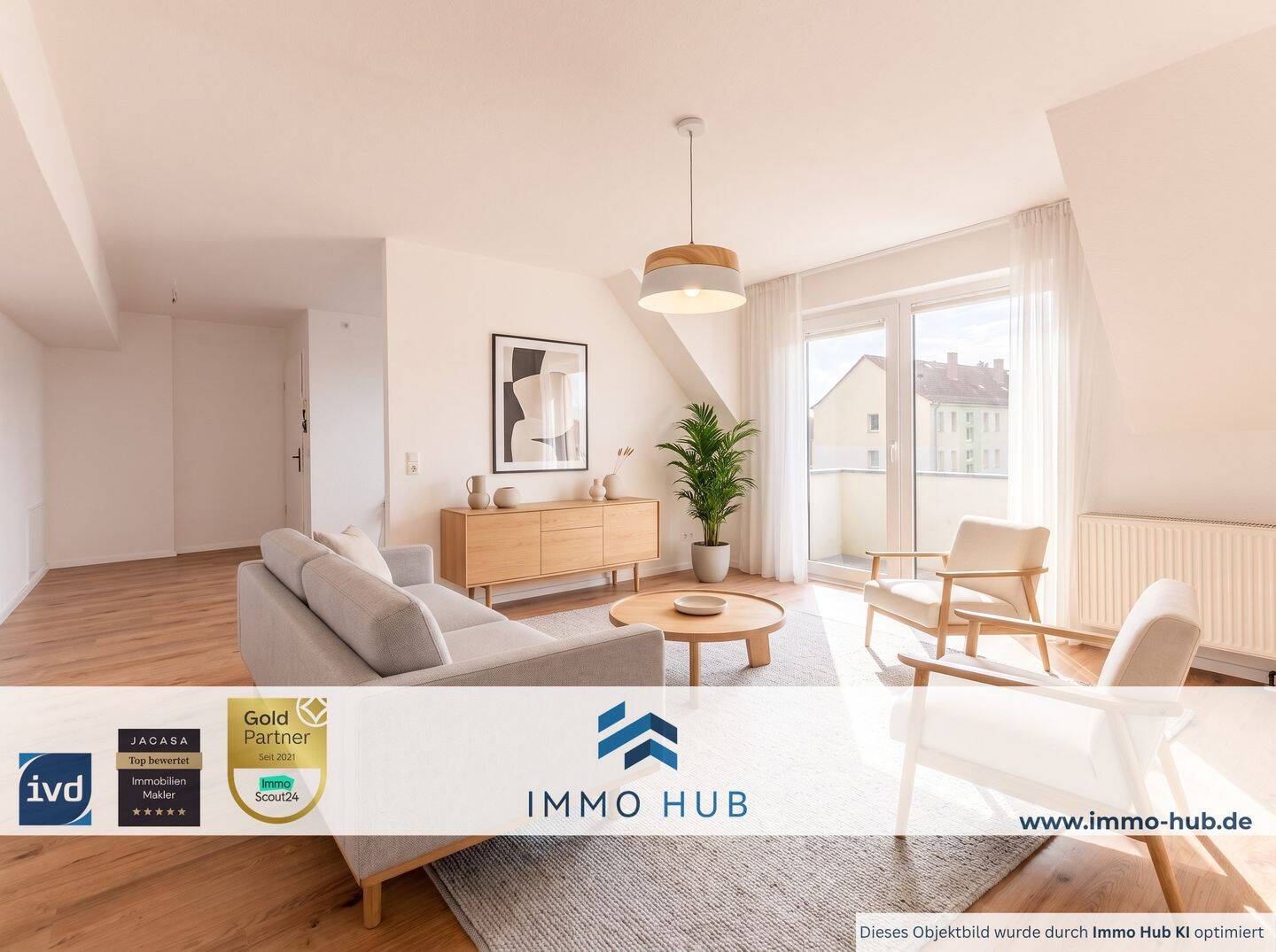 ++ Sofort bezugsfertige, renovierte 4-Zimmer-Wohnung mit Westbalkon ++, 4328 Leipzig (Paunsdorf Sellerhausen-Stünz)