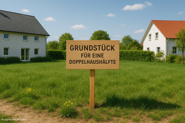 attraktives Baugrundstück für Ihre DHH, 86165 Augsburg (Lechhausen)