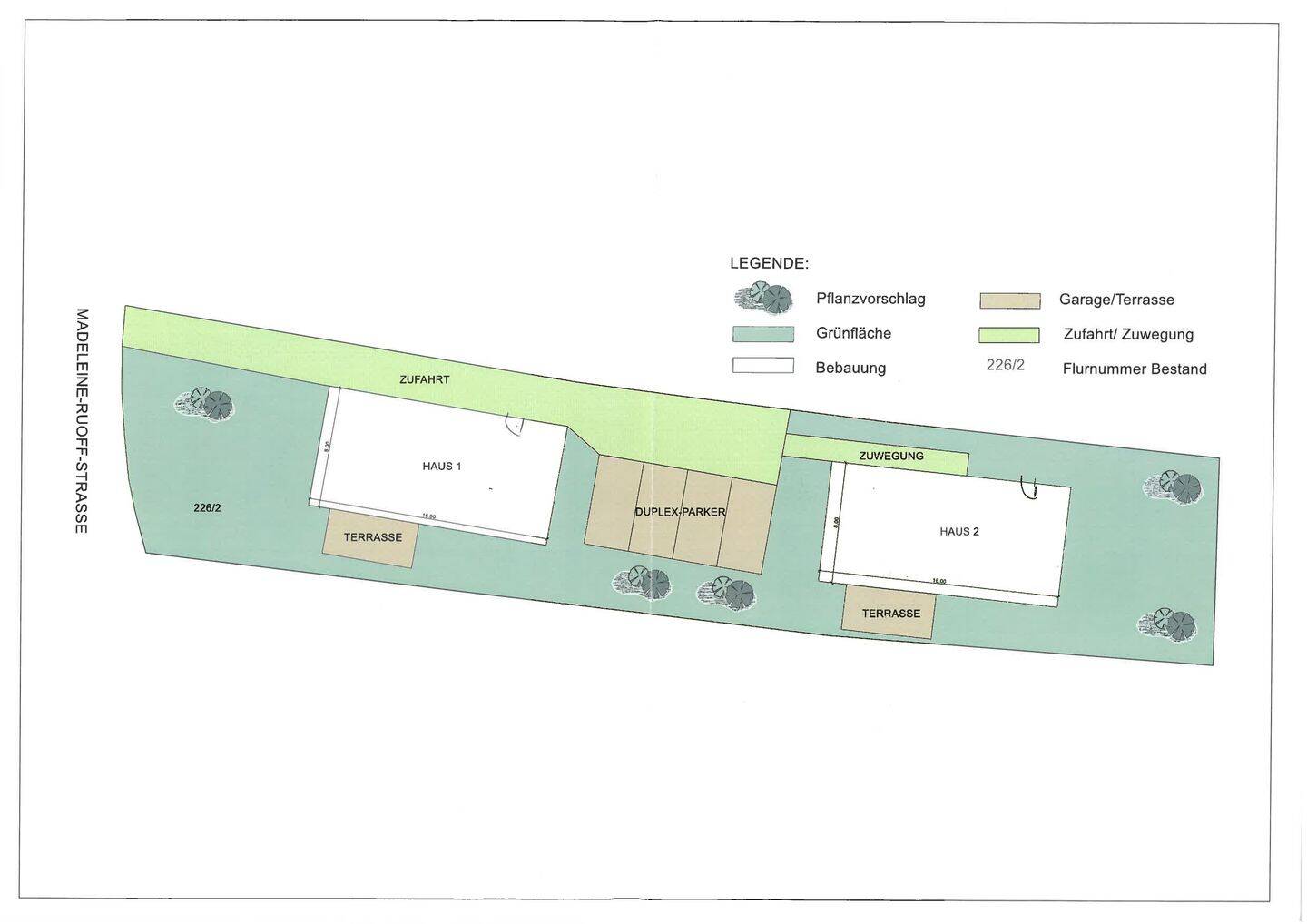 Herrsching am Ammersee: Grundstück mit Baugenehmigung für 2 Einzelhäuser in zweiter See Reihe!, 82211 Herrsching a. Ammersee