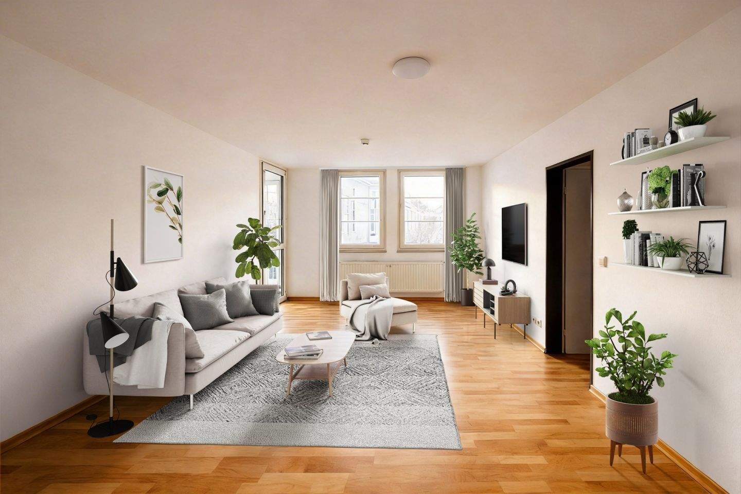 Bezugsfreie und helle 2-Zimmer-Wohnung mit Aufzug und flexibler Grundrisslösung in Berlin, 12161 Berlin (Steglitz-Zehlendorf Friedenau Steglitz)