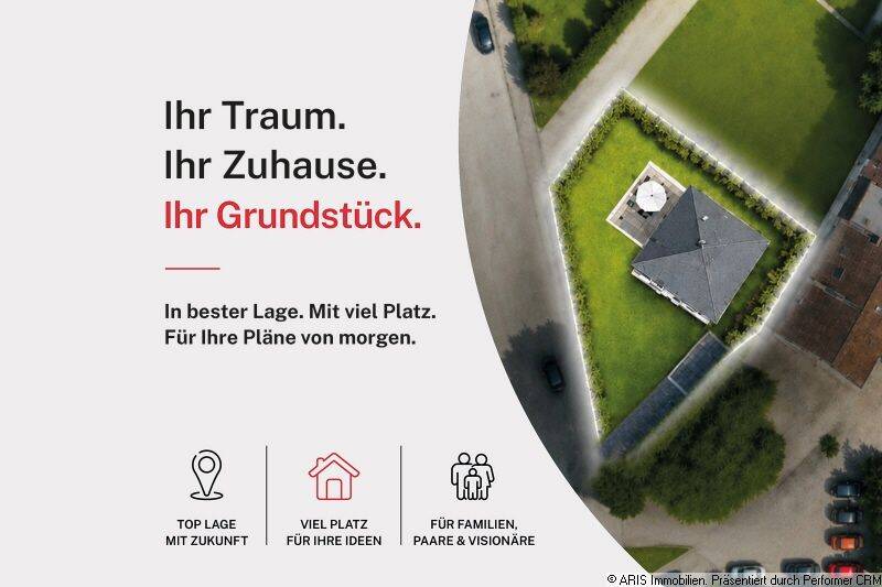 Sonniges Baugrundstück mit Baugenehmigung für Neubau eines Einfamilienhauses in Gräfelfing, 82166 Gräfelfing