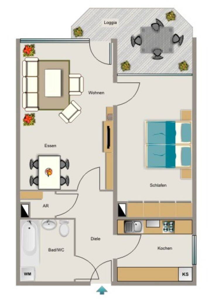 Im besten Alter eine Wohnung bei VIVAWEST – Wohnen ab 60., 59174 Kamen