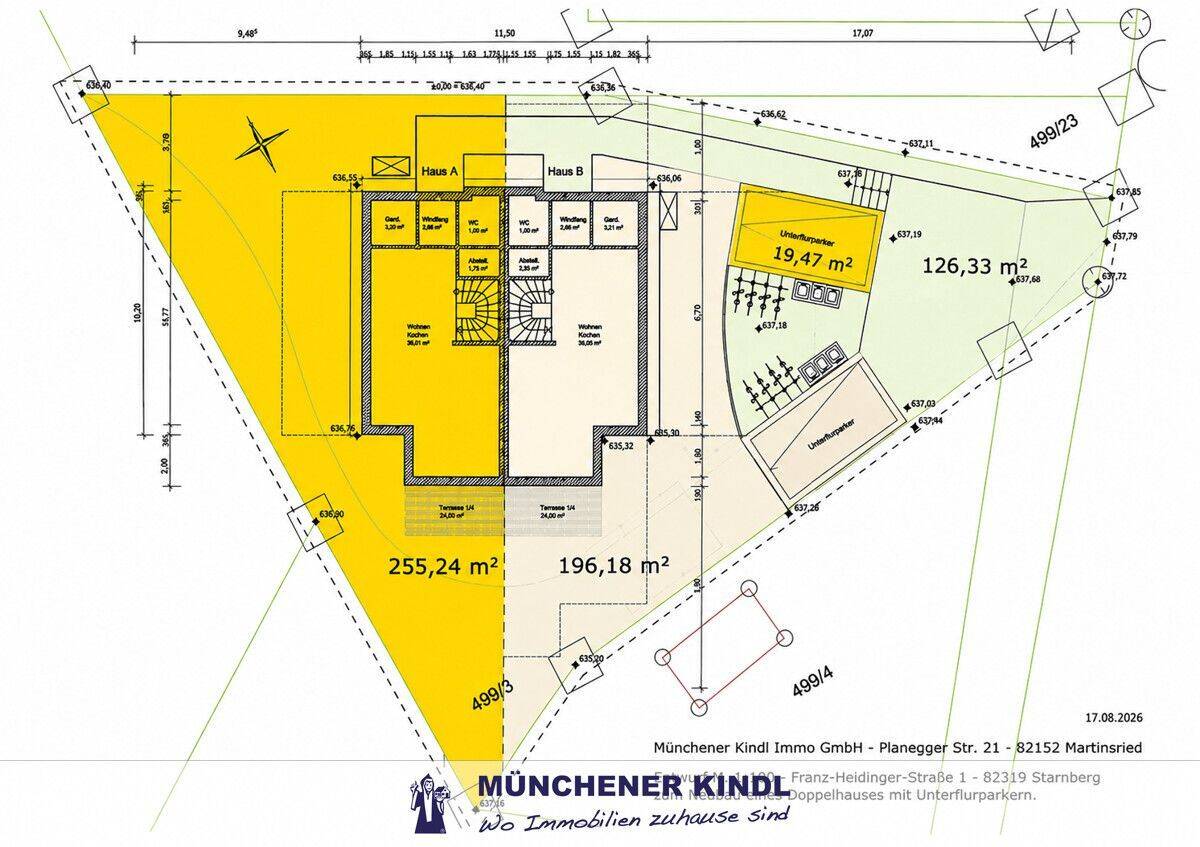***Klein aber fein*** Grundstück in Starnberg für Doppelhaushälfte***, 82319 Starnberg