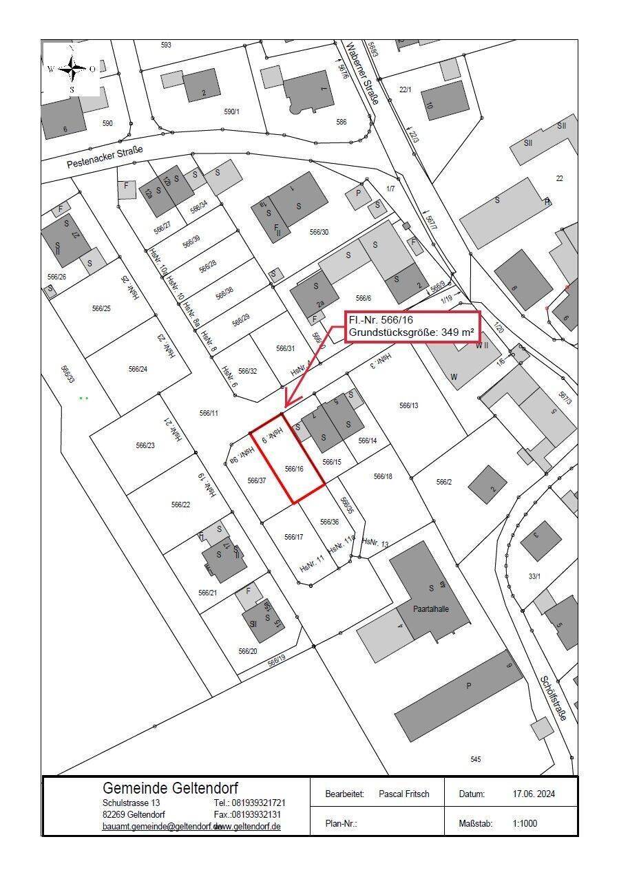 Unbebautes Grundstück der Gemeinde Geltendorf, 82269 Geltendorf