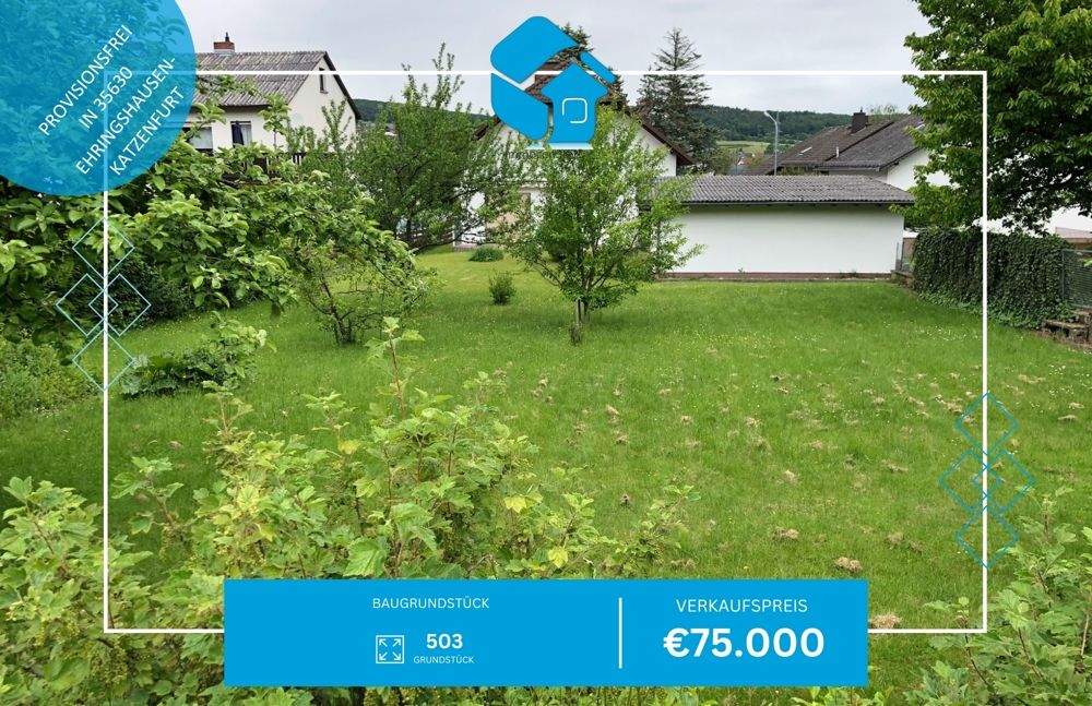 +Provisionsfrei+ Schönes Baugrundstück in Ehringshausen-Katzenfurt!, 35630 Ehringshausen