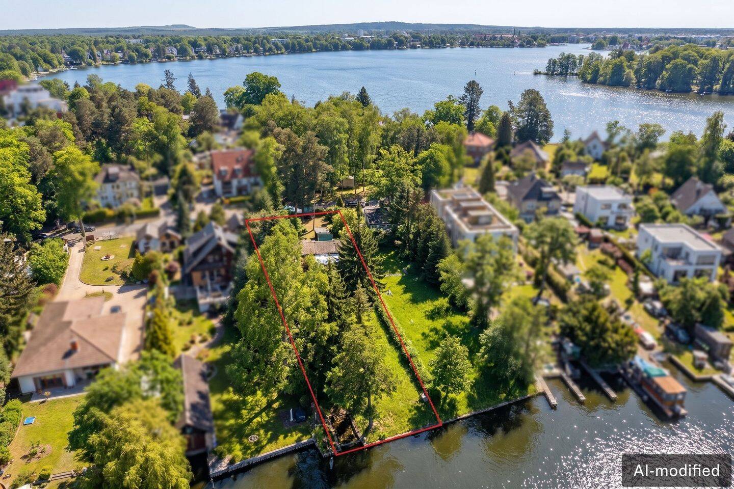 **Traumhaftes Wassergrundstück – idyllische Insellage ** „PROVISIONSFREI für Käu, 12589 Berlin (Treptow-Köpenick Hessenwinkel Rahnsdorf Wilhelmshagen)