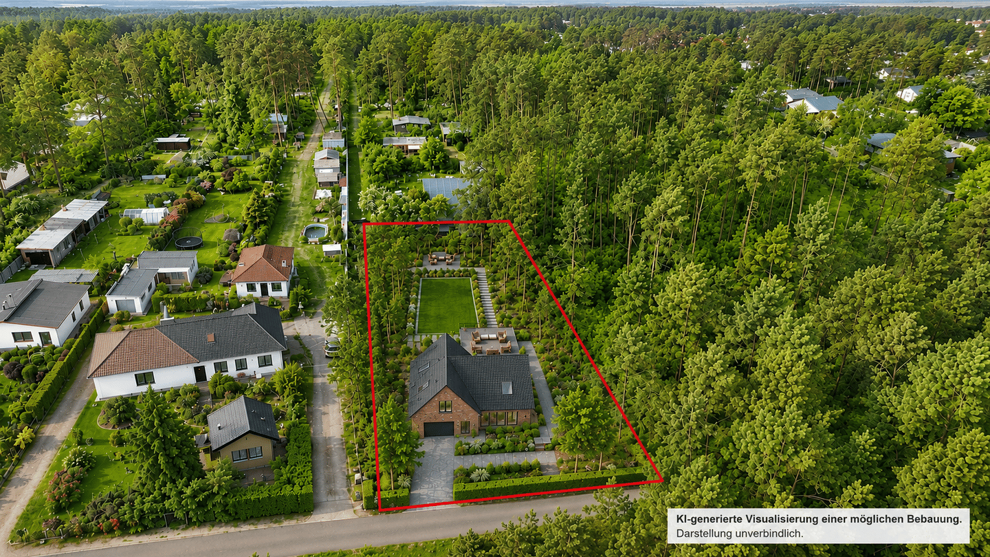 Naturnah wohnen: Baugrundstück in ruhiger Lage von Gosen Neu-Zittau, 15537 Gosen-Neu Zittau