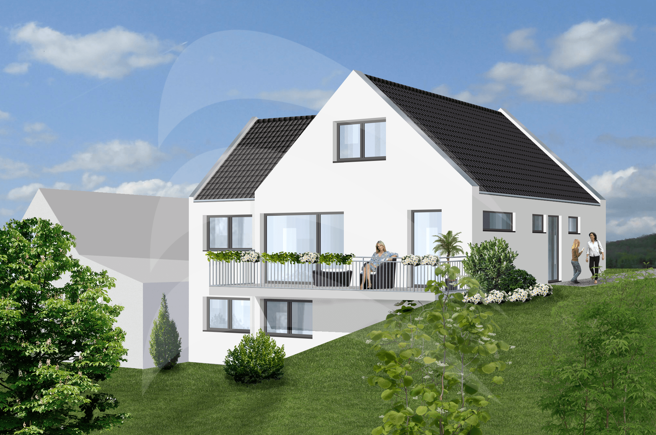 Baugrundstück mit genehmigter Planung im wunderschönen Bad Griesbach, 94086 Bad Griesbach i. Rottal