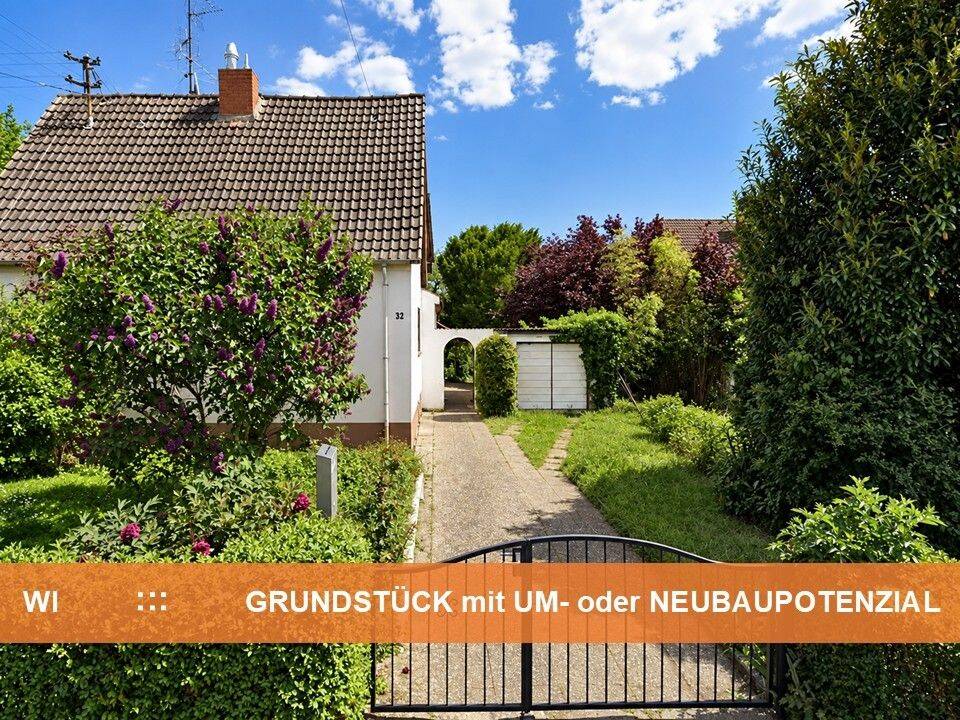 GRUNDSTÜCK mit EFH   :::   UMBAU- oder NEUBAU?, 65201 Wiesbaden (Dotzheim Frauenstein Schierstein)