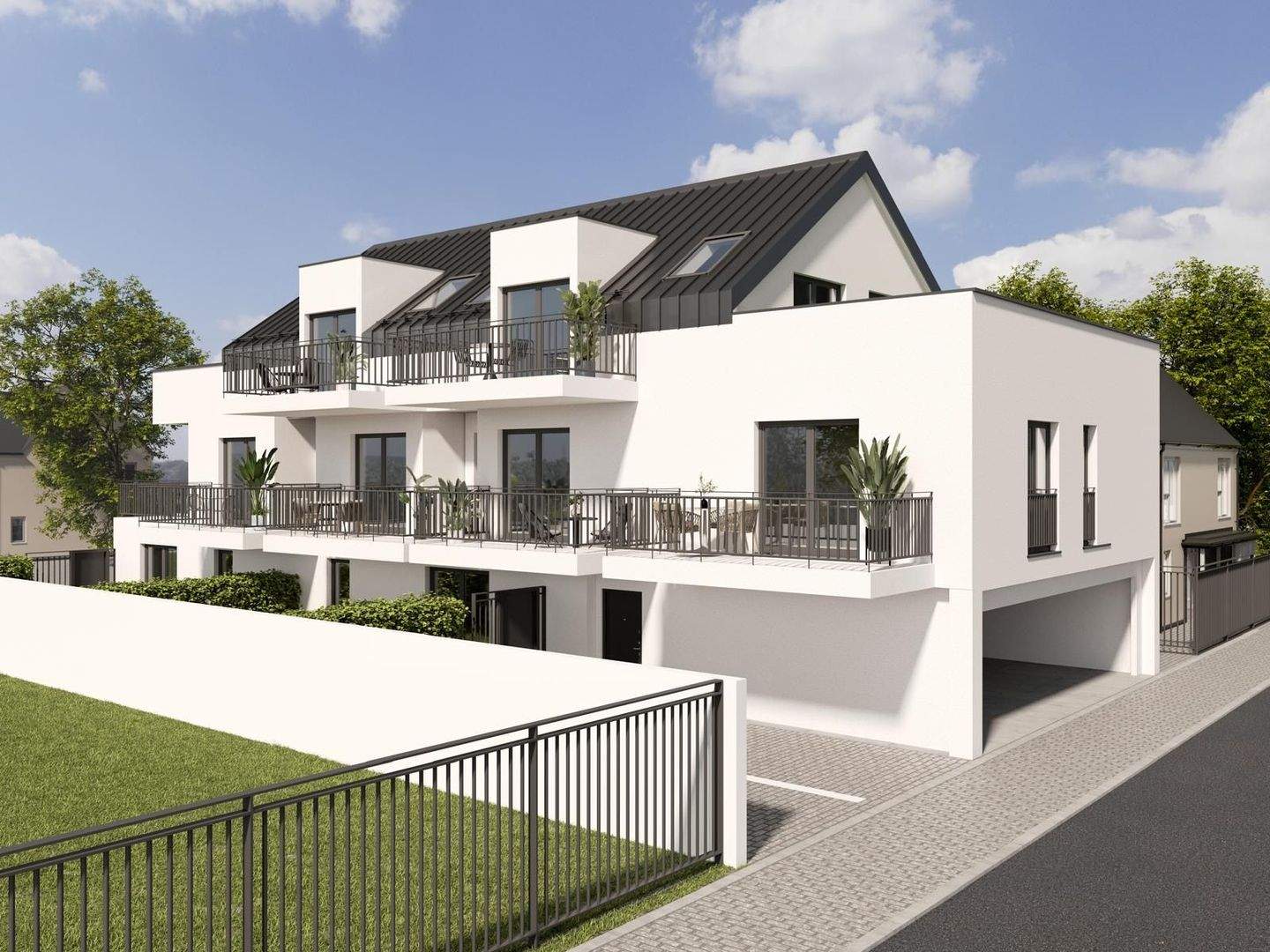Projektgrundstück in Leeheim (Hessen) – Baugenehmigung für 7 WE + 11 Stellplätze, 64560 Riedstadt