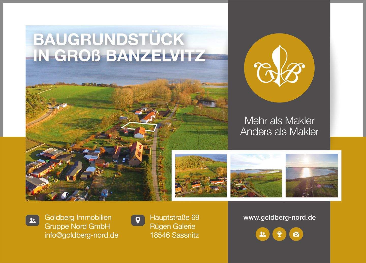 Exklusivpreis! – Baugrundstück in Strandnähe auf der Insel Rügen, 18528 Rappin